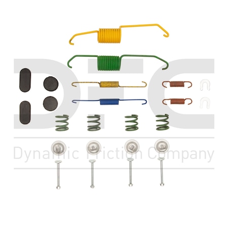 Dynamic Friction Co Drum Brake Hardware Kit, 370-76022 370-76022